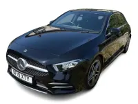 Used Mercedes A250 AMG line 224 HP (164 kW) 2019 Black Hatchback