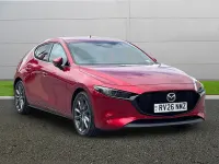 Usado Mazda 3 Exclusive-Line 140 CV (102 kW) 2026 Rojo Utilitario