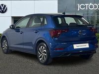 Used VW Polo Life 95 HP (69 kW) 2023 Blue Hatchback