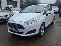 Used Ford Fiesta Zetec 2014 White Hatchback
