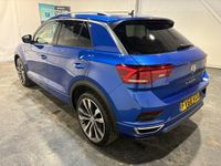 Used VW T-Roc R-line 150 HP (110 kW) 2018 Blue SUV
