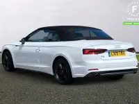 Used Audi A5 Cabriolet S-Line 190 HP (139 kW) 2019 White Cabriolet