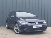 Used VW Golf VII R-line 150 HP (110 kW) 2019 Blue Hatchback