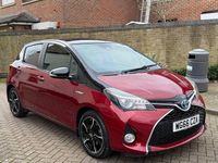 Used Toyota Yaris Hybrid Design 2016 Red Hatchback