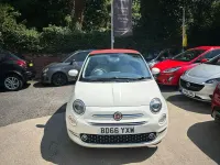 Used Fiat 500C Lounge 2016 White Cabriolet