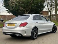 Used Mercedes C220 AMG line 194 HP (142 kW) 2021 Silver Sedan