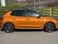 Used Skoda Fabia Monte Carlo 113 HP (83 kW) 2024 Phoenix orange metallic black magic pearl effect Hatchback