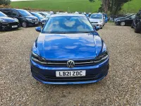 Used VW Polo Match 95 HP (69 kW) 2021 Blue Hatchback