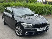 Used BMW 118 Sport Line 2016 Black Hatchback