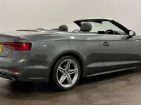 Used Audi A5 Cabriolet S-Line 190 HP (139 kW) 2018 Grey Cabriolet