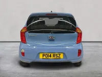 Used Kia Picanto 85 HP (62 kW) 2014 Blue Hatchback