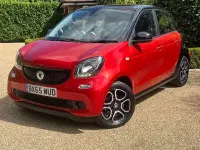 Used Smart ForFour Premium 70 HP (51 kW) 2015 Red Hatchback