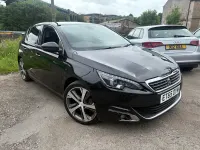 Used Peugeot 308 GT-line 120 HP (88 kW) 2016 Black Hatchback