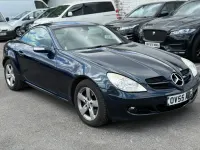 Used Mercedes SLK280 2006 Blue Cabriolet