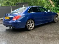 Used Mercedes C200 AMG line 2017 Blue Sedan