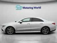 Used Mercedes CLA200 AMG line 163 HP (119 kW) 2021 Silver Coupe