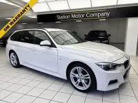Usado BMW 320 M Sport 190 CV (139 kW) 2018 Blanco Familiar