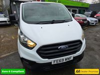 used Ford 300 Transit Custom 2.0LEADER P/V ECOBLUE 104 BHP IN WHITE WITH 46,600 MILES AND A FULL SE