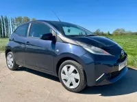 Second-hand Toyota Aygo X-play 69 CP (50 kW) 2017 Albastru Hatchback