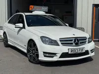 Used Mercedes C180 AMG 2013 White Sedan