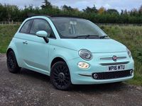 Used Fiat 500C Lounge 2016 Green Cabriolet