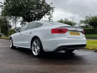 Used Audi A5 Sportback S-Line 190 HP (139 kW) 2016 White Hatchback