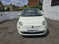 Used Fiat 500 Sport 69 HP (50 kW) 2009 White Cabriolet