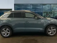 Used VW T-Roc R-line 150 HP (110 kW) 2025 Petrol blue metallic black SUV