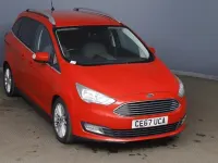 Used Ford Grand C-Max Titanium 120 HP (88 kW) 2017 Red MPV