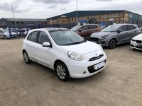 Begagnad Nissan Micra S 2011 Vit Halvkombi