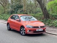 Used VW Polo SE 95 HP (69 kW) 2018 Orange Hatchback