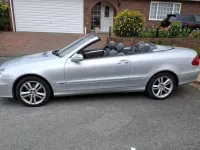 Used Mercedes CLK200 Avantgarde 2009 Silver Cabriolet