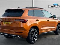Used Skoda Karoq SportLine 150 HP (110 kW) 2023 Pheonix orange metallic SUV