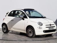 Used Fiat 500 Lounge 69 HP (50 kW) 2019 White Cabriolet