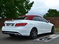 Używany Mercedes E350 AMG 252 KM (185 kW) 2014 Biały Kabriolet