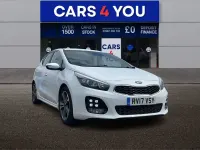 Used Kia Ceed GT-Line 136 HP (100 kW) 2017 White Hatchback