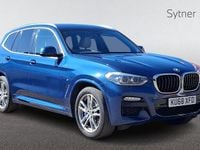 Used BMW X3 M Sport 261 HP (191 kW) 2018 Blue SUV
