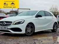 Used Mercedes A200 AMG Line Premium 136 HP (100 kW) 2017 White Hatchback