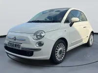 Used Fiat 500 Lounge 69 HP (50 kW) 2008 White Hatchback