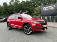 Used Skoda Kodiaq SportLine 190 HP (139 kW) 2019 Red SUV