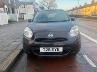 Begagnad Nissan Micra Visia 2013 Svart Halvkombi