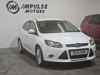 Used Ford Focus Zetec 2014 White Hatchback