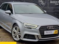Used Audi A3 Sportback S-Line 150 HP (110 kW) 2018 Silver Hatchback