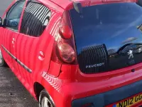 Used Peugeot 107 Allure 68 HP (50 kW) 2012 Red Hatchback