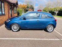 Used Vauxhall Corsa 90 HP (66 kW) 2015 Blue Hatchback