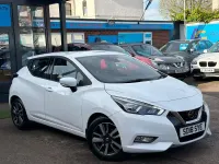 Second-hand Nissan Micra Acenta Limited Edition 71 CP (52 kW) 2018 Alb Hatchback