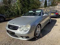 Used Mercedes CLK55 AMG AMG 369 HP (271 kW) 2004 Silver Cabriolet