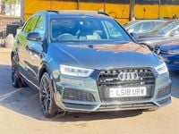 Begagnad Audi Q3 Black Edition 2018 Grön SUV