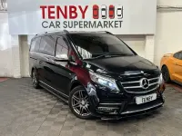 Begagnad Mercedes V250 AMG line 190 HK (139 kW) 2017 Svart Minibuss
