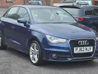 Used Audi A1 Sportback S-Line 2012 Blue Hatchback